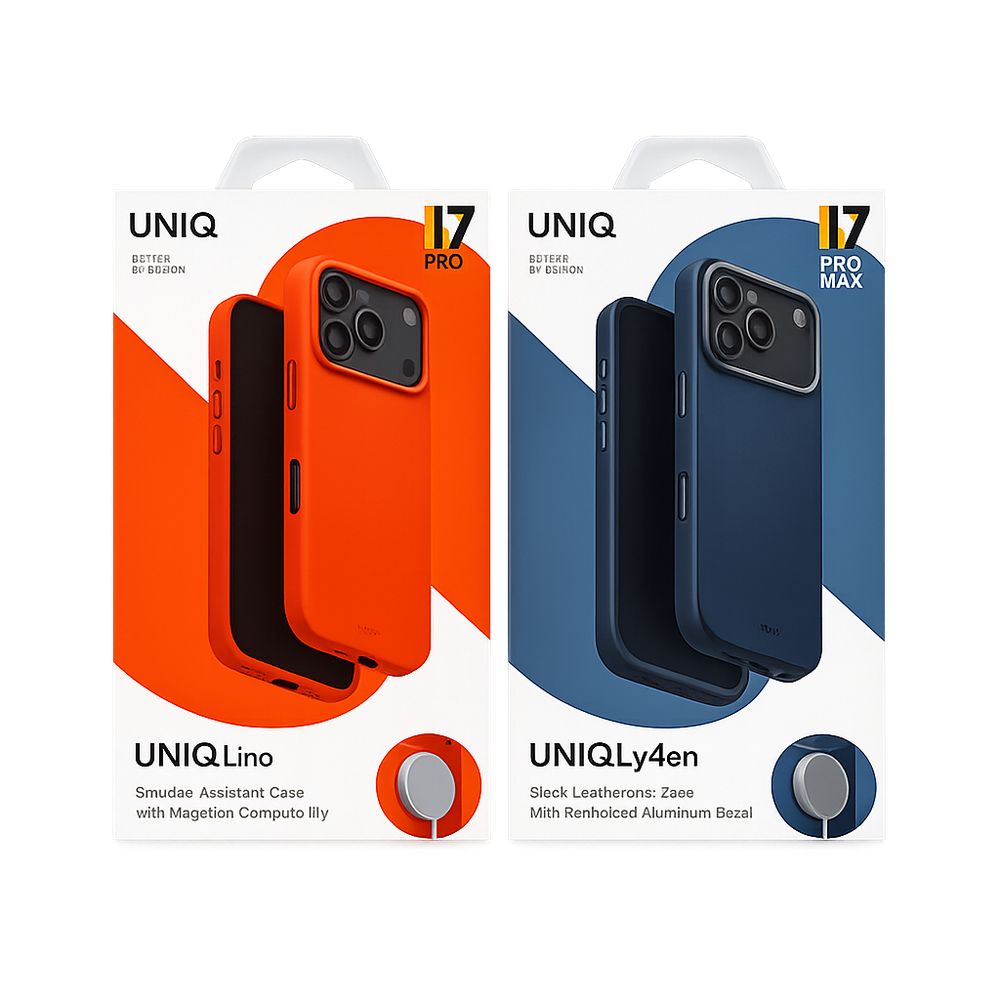 Coque iPhone 17 Pro & 17 Pro Max - Modèle UNIQ